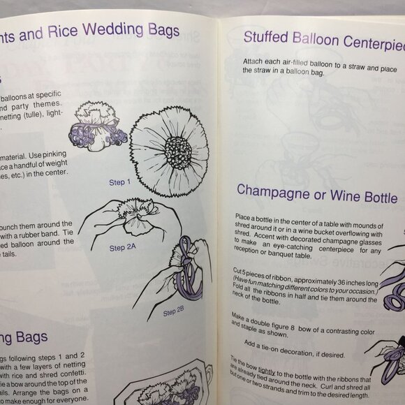 Vintage 2 Book Set Creative Gift Wrapping Fun Easy Simply Shreds Ribbon Shredder - Picture 16 of 16